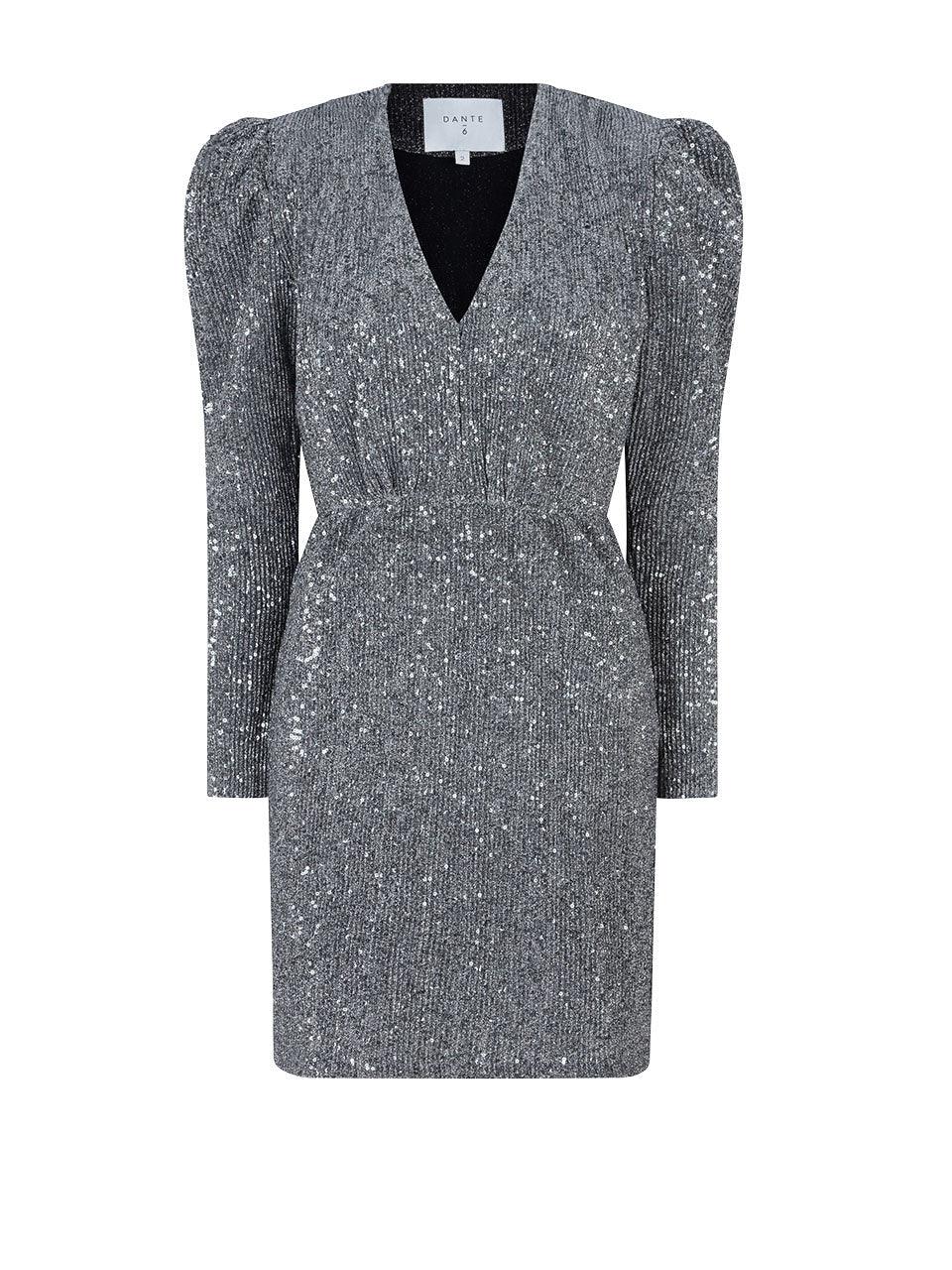 Zouzou Sequins Dress Silver - No22 Damplassen