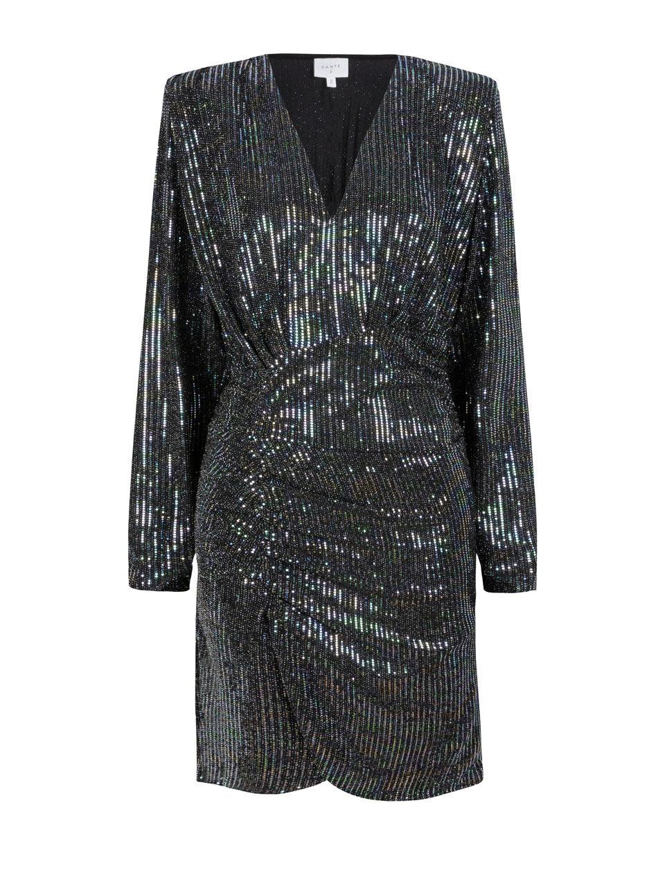 Arcy Sparkling Party Dress Raven