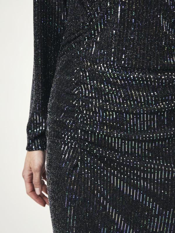 Arcy Sparkling Party Dress Raven