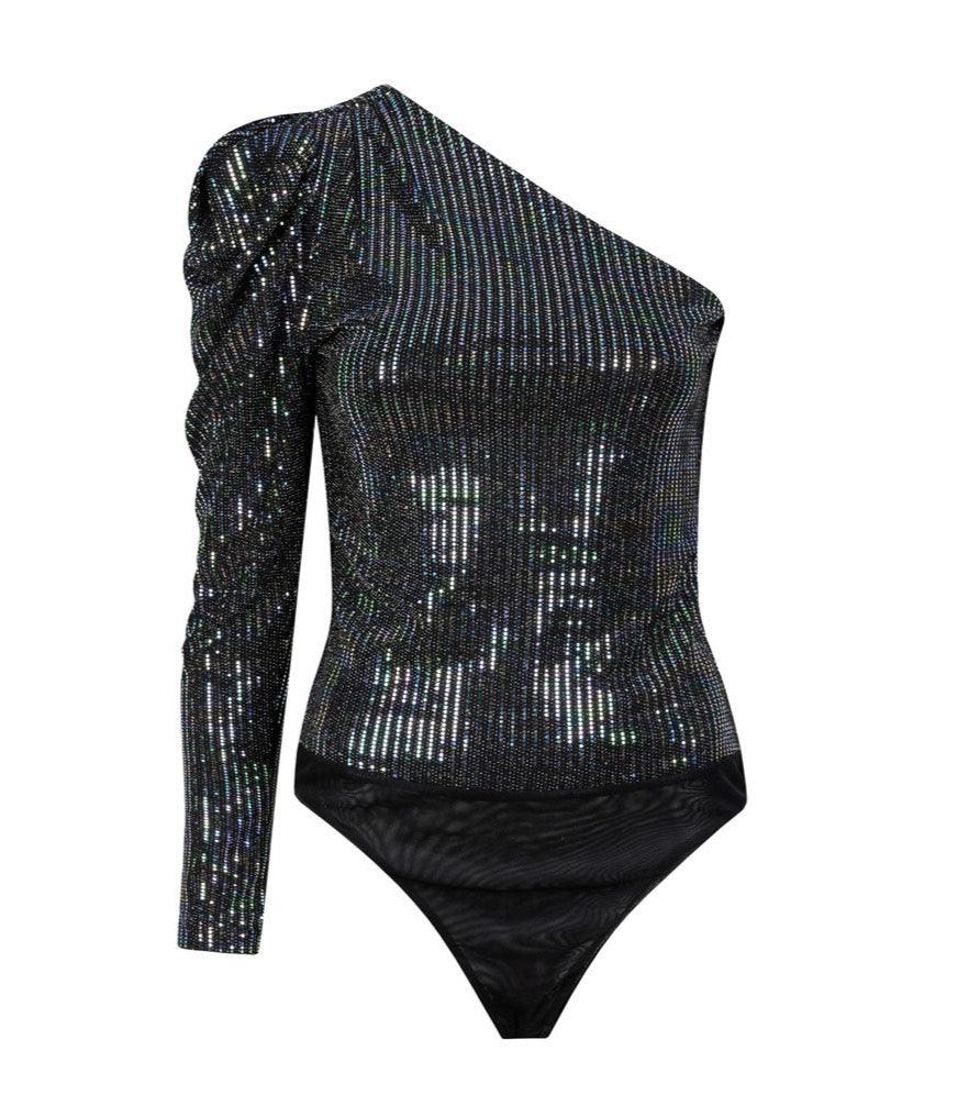 Ashely Sparkling Party Body Raven