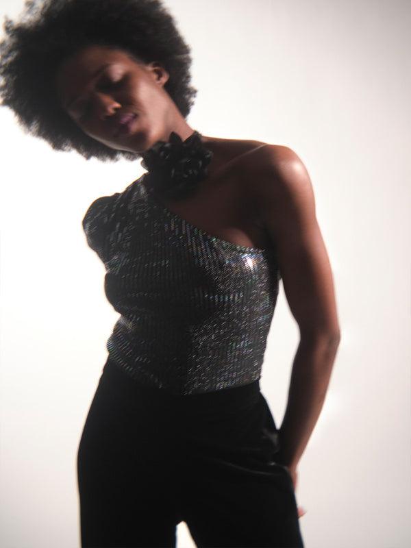Ashely Sparkling Party Body Raven