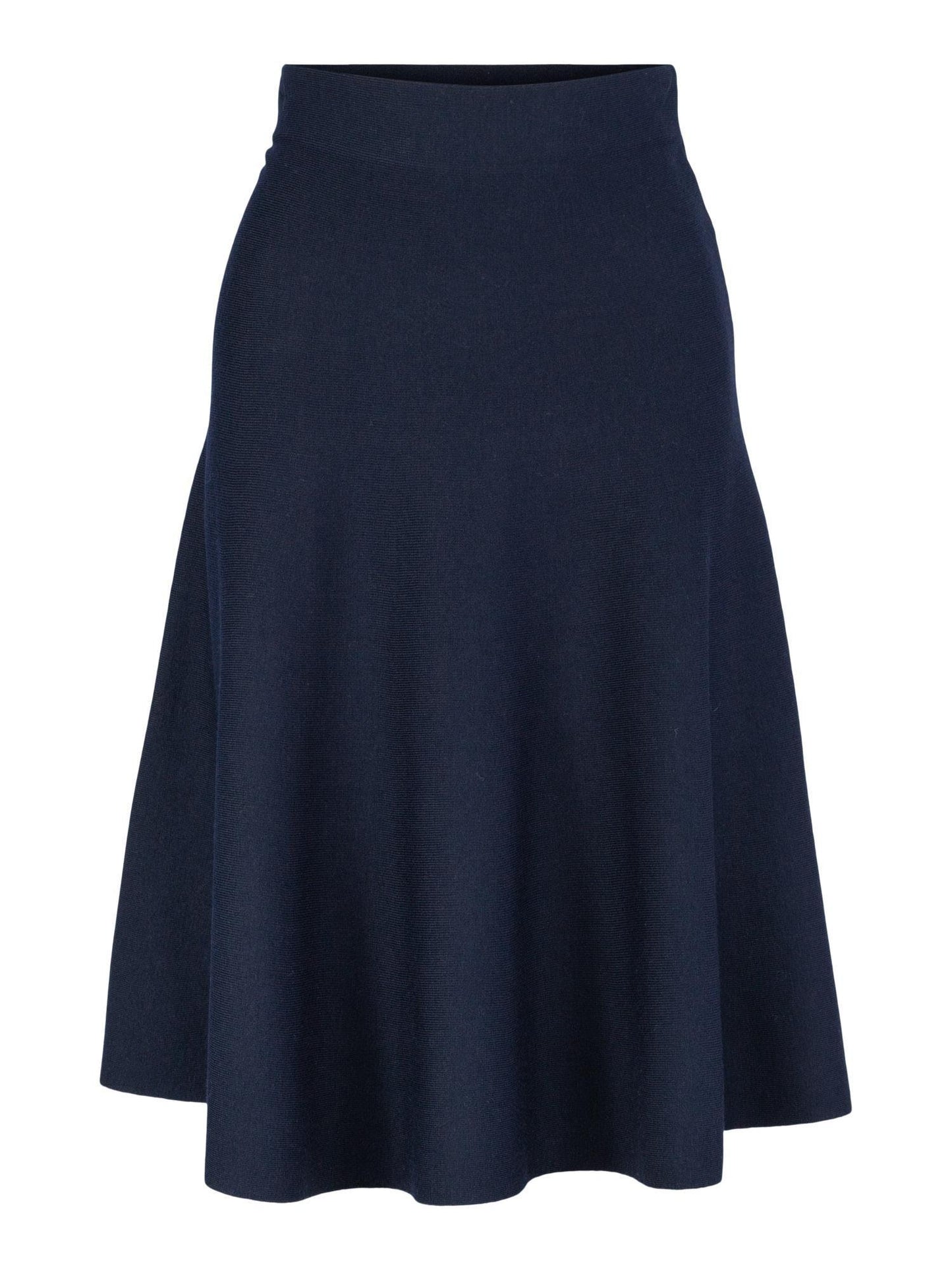 Darja Merino Skirt Navy - No22 Damplassen