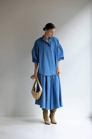 Denim Poem Shirt Light Denim - No22 Damplassen