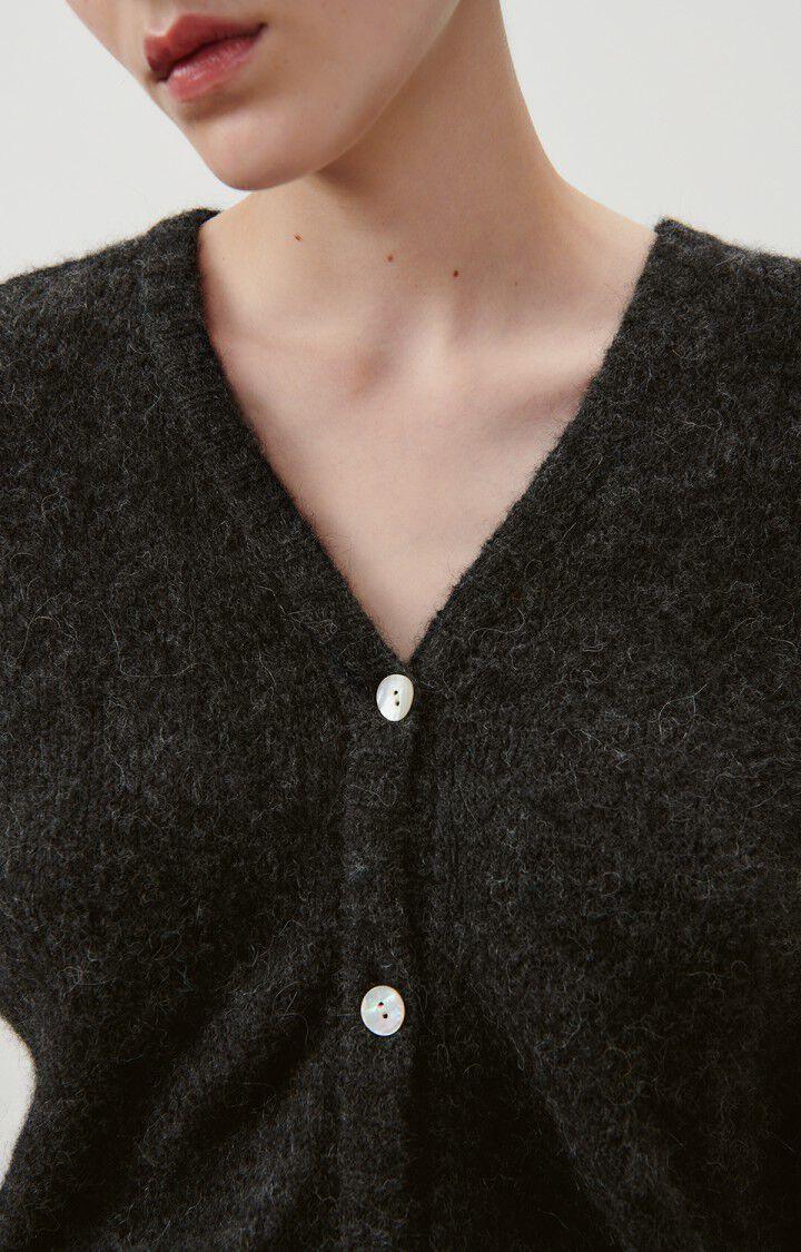 East Cardigan Charcoal Melange - No22 Damplassen