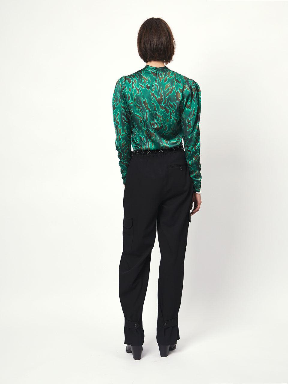 Endora Printed Turtle Top Multicolour - No22 Damplassen