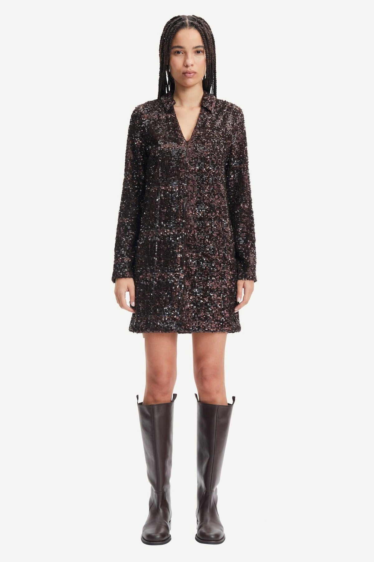 Felicia Dress Mole - No22 Damplassen