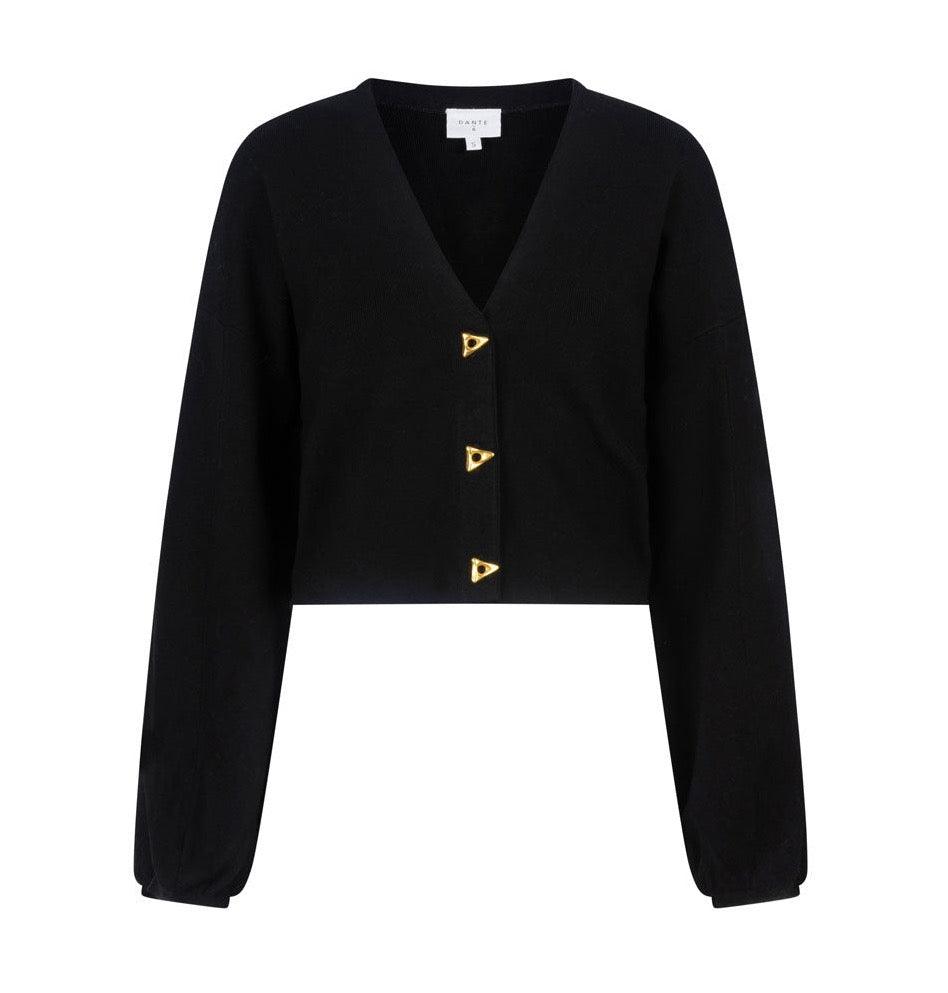 Fling Cropped Cardigan Raven - No22 Damplassen