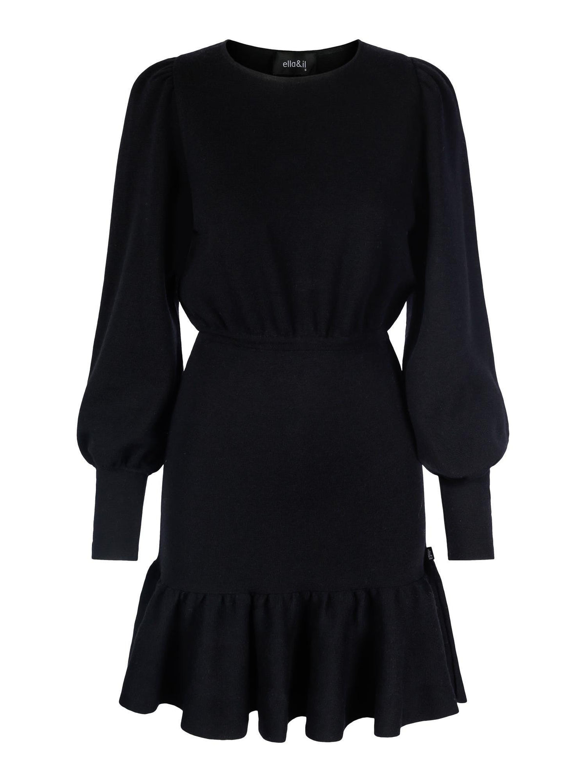 Florence Merino Dress Black - No22 Damplassen
