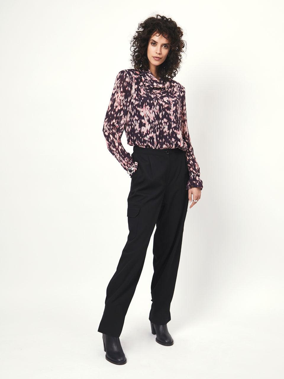 Galaxy Drapey Top Multicolour - No22 Damplassen