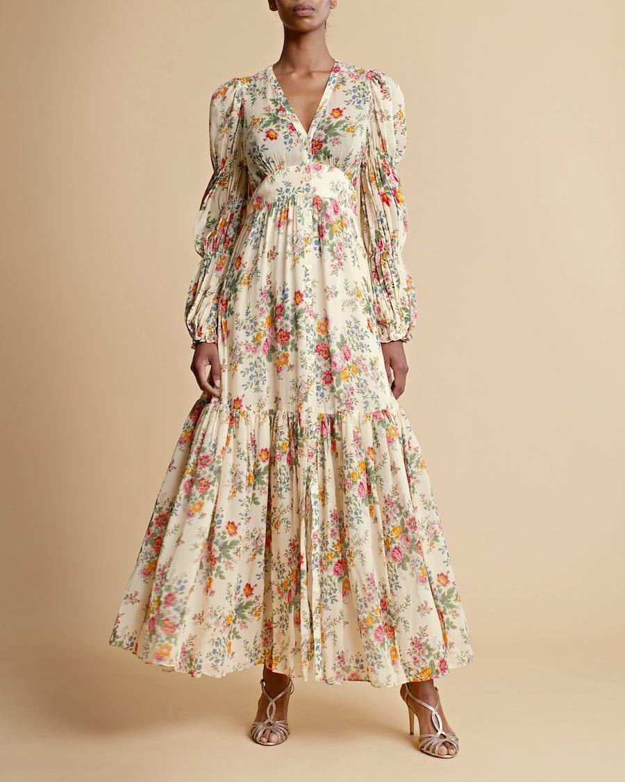 byTiMo - Georgette Maxi Dress Sunrise - No22 Damplassen