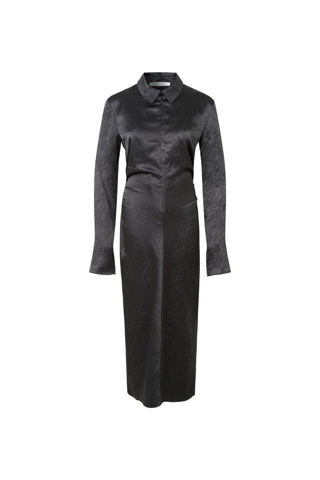 SAMSØE SAMSØE - Ivana Dress Obsidian - No22 Damplassen