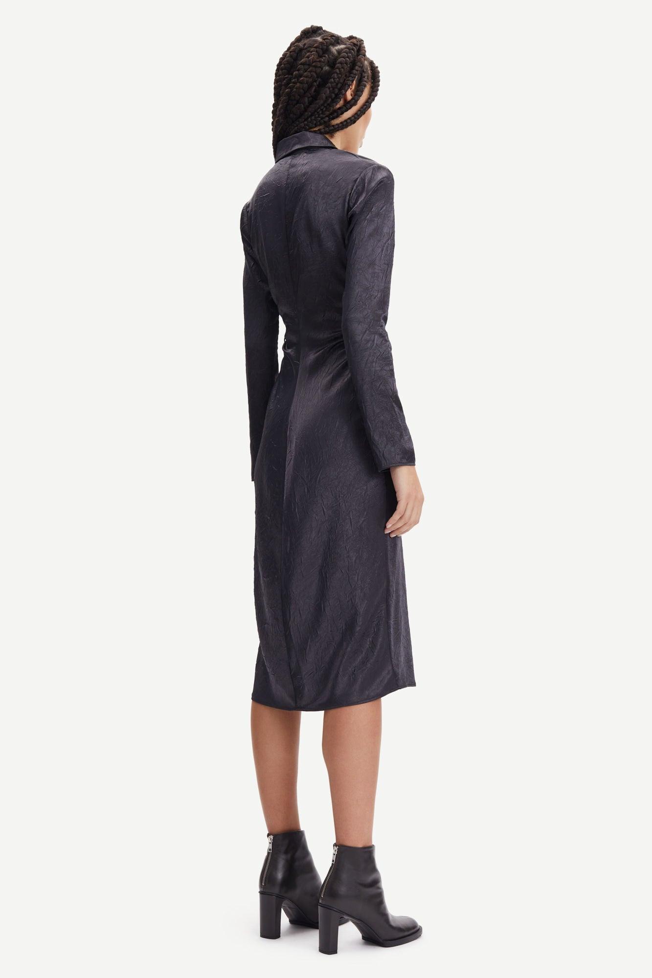 SAMSØE SAMSØE - Ivana Dress Obsidian - No22 Damplassen