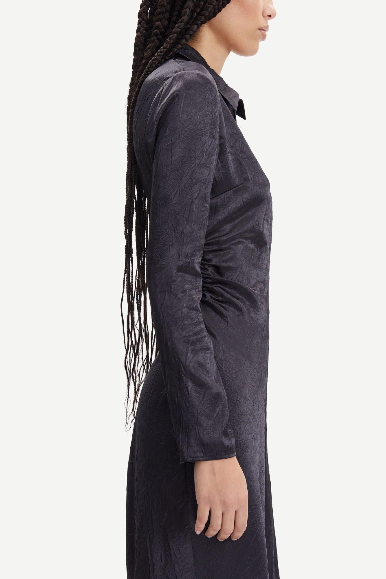SAMSØE SAMSØE - Ivana Dress Obsidian - No22 Damplassen