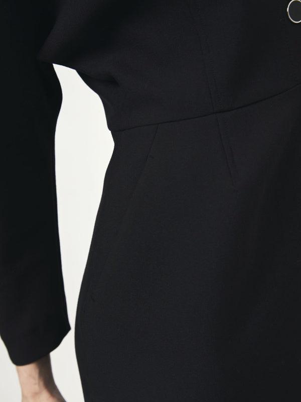 Josiah Bat Sleeve Dress Raven - No22 Damplassen