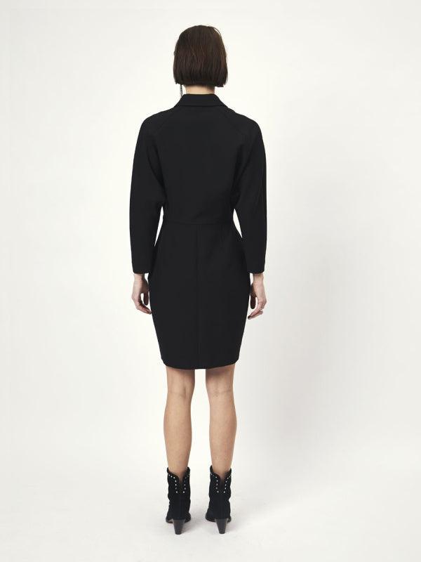 Josiah Bat Sleeve Dress Raven - No22 Damplassen
