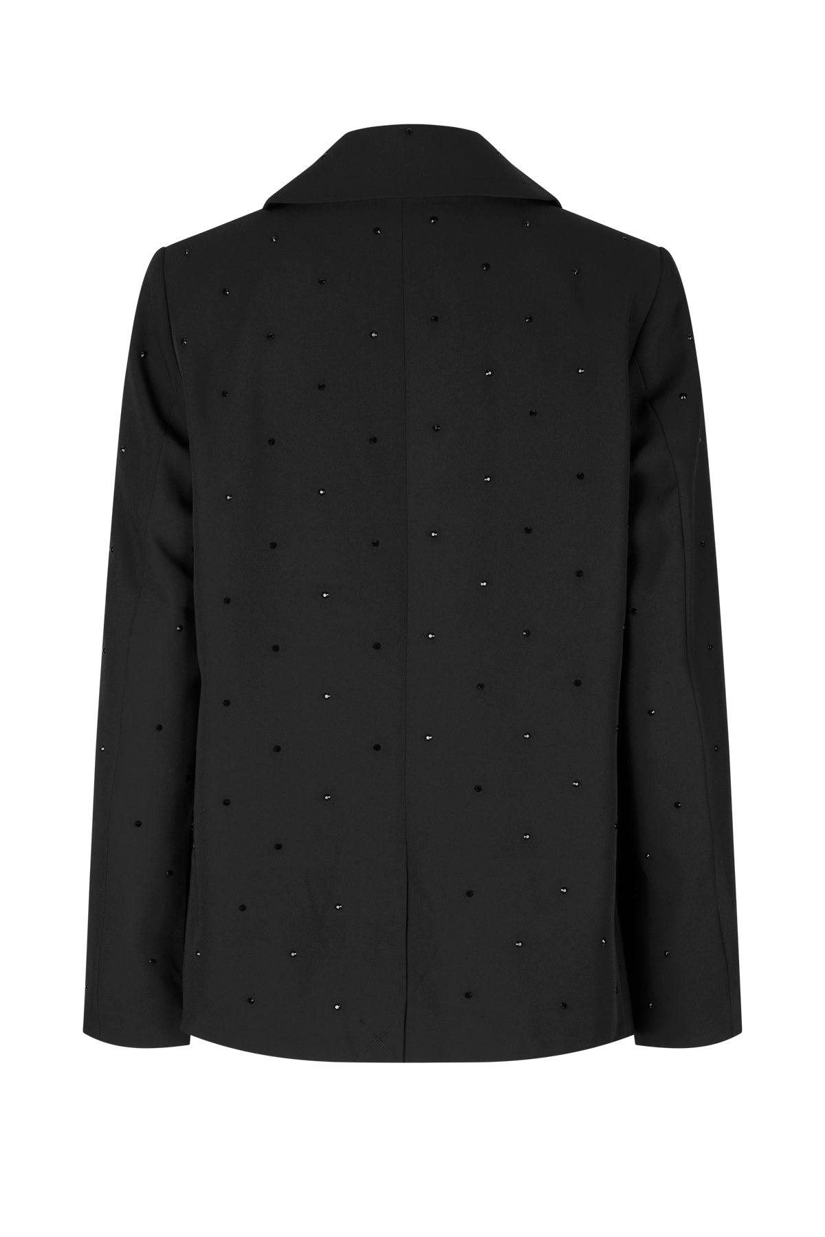 Maggie Stud Blazer Black - No22 Damplassen