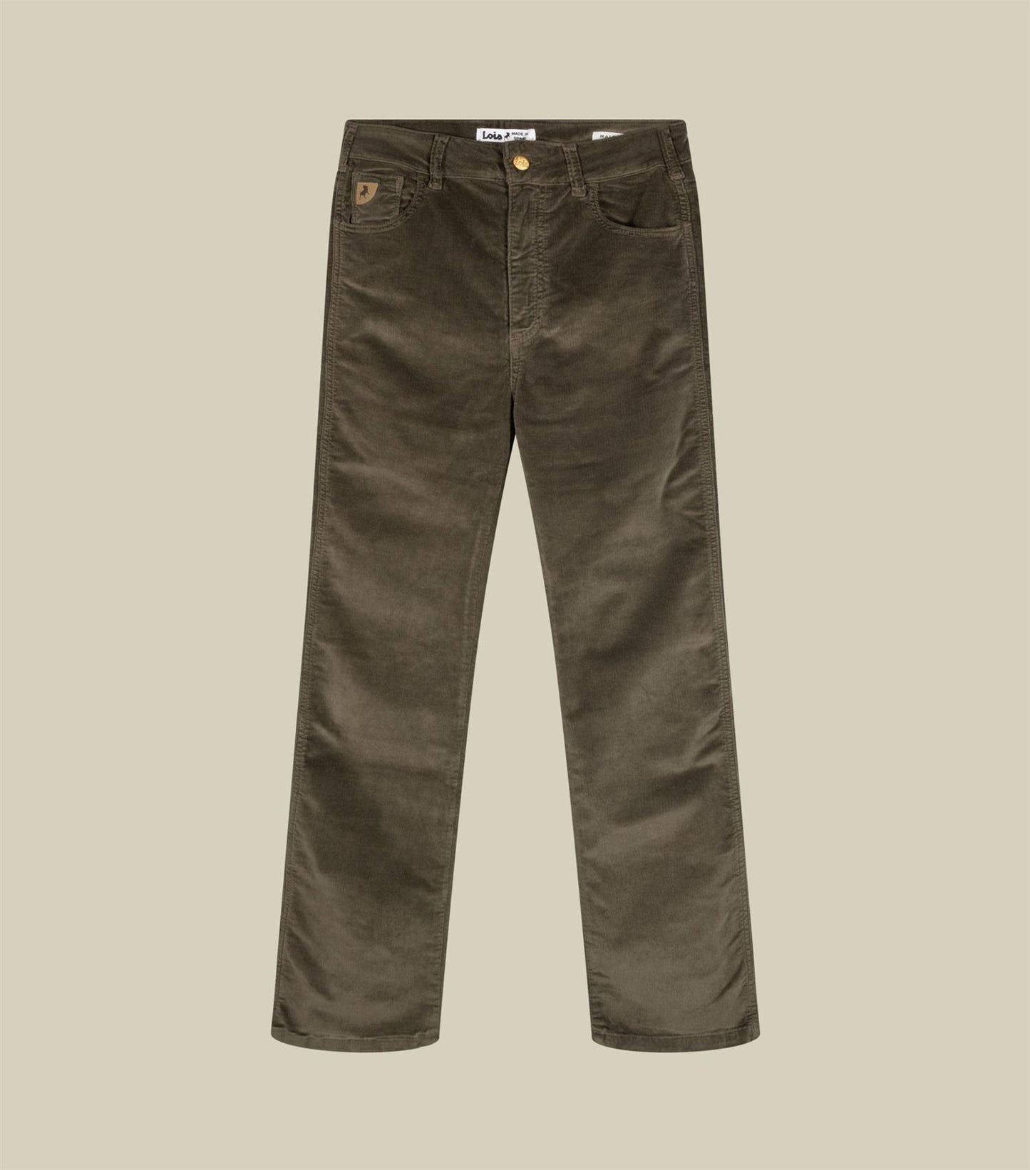 Malena Shiny Micro Military Olive - No22 Damplassen