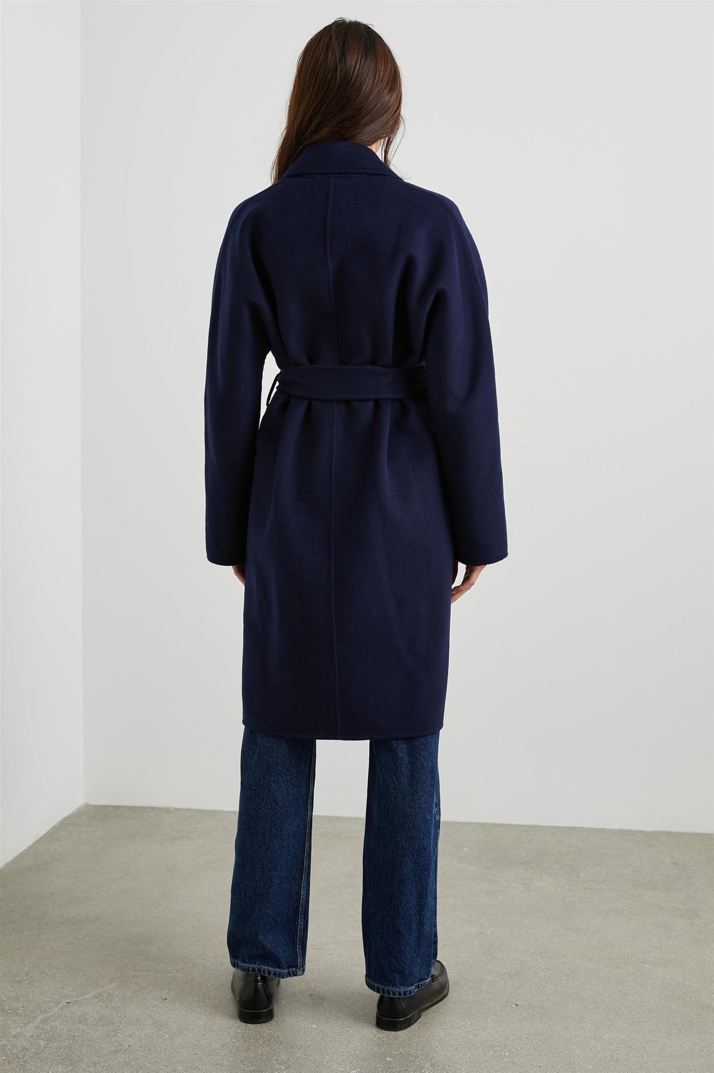 Marta Navy Coat - No22 Damplassen