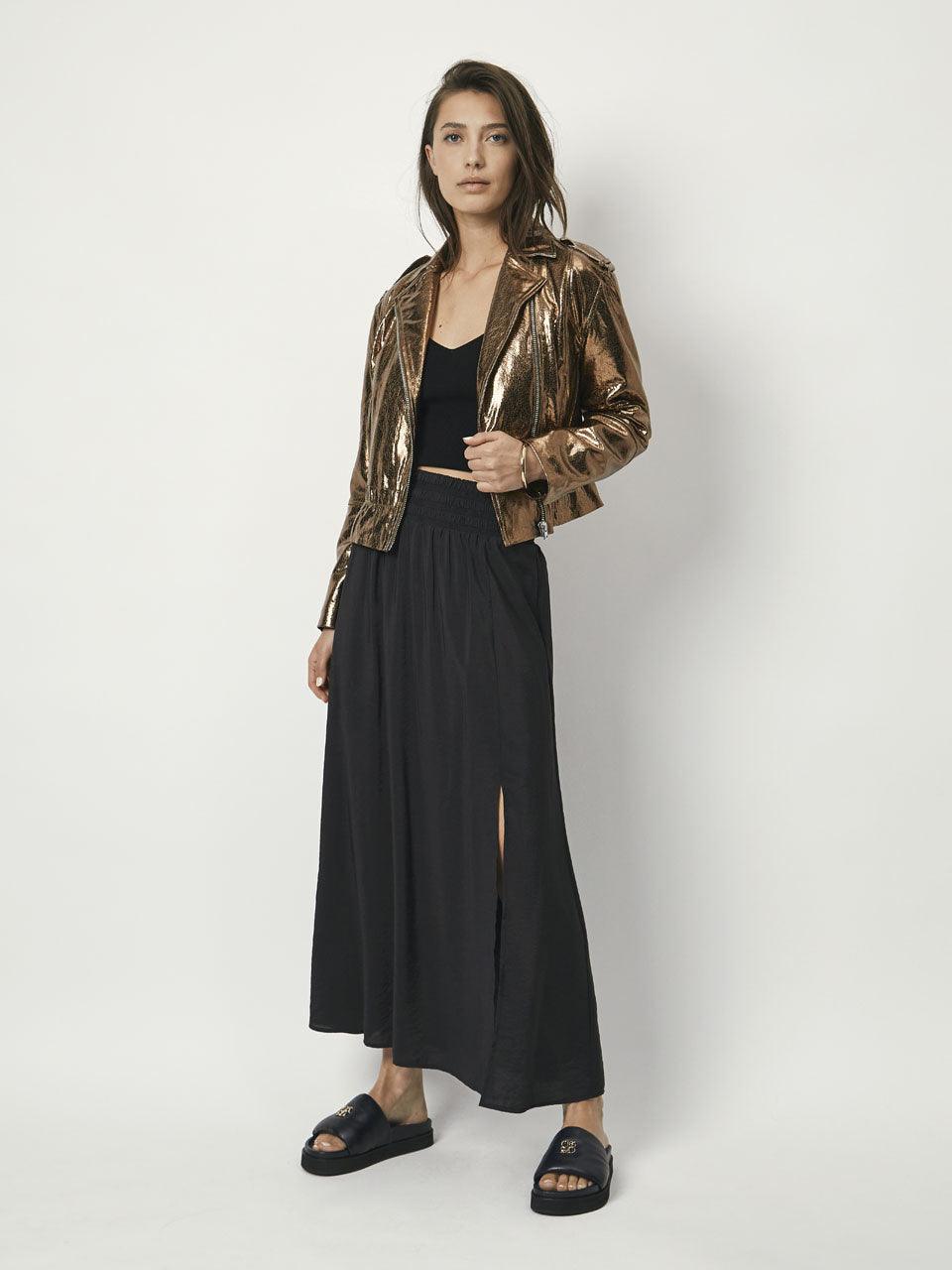 Reverie Long Skirt Raven - No22 Damplassen