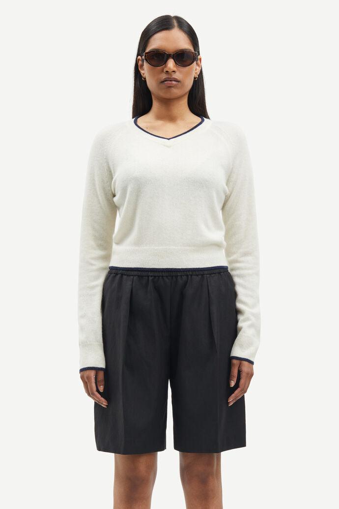 Sasalome Cashmere V-Neck Solitary Star - No22 Damplassen