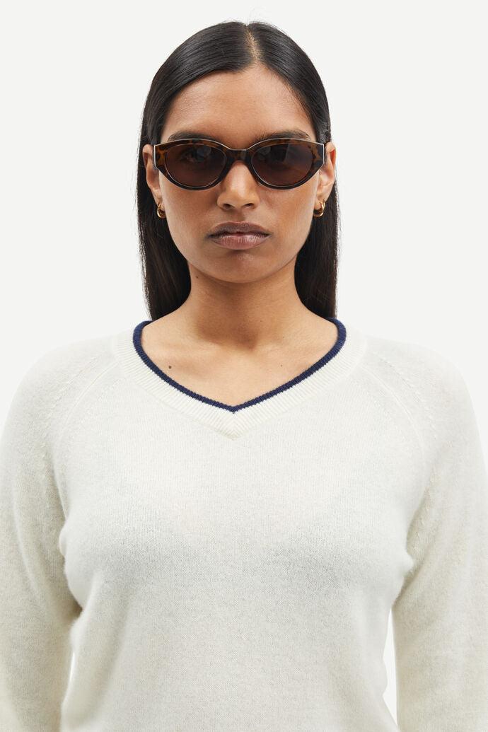 Sasalome Cashmere V-Neck Solitary Star - No22 Damplassen