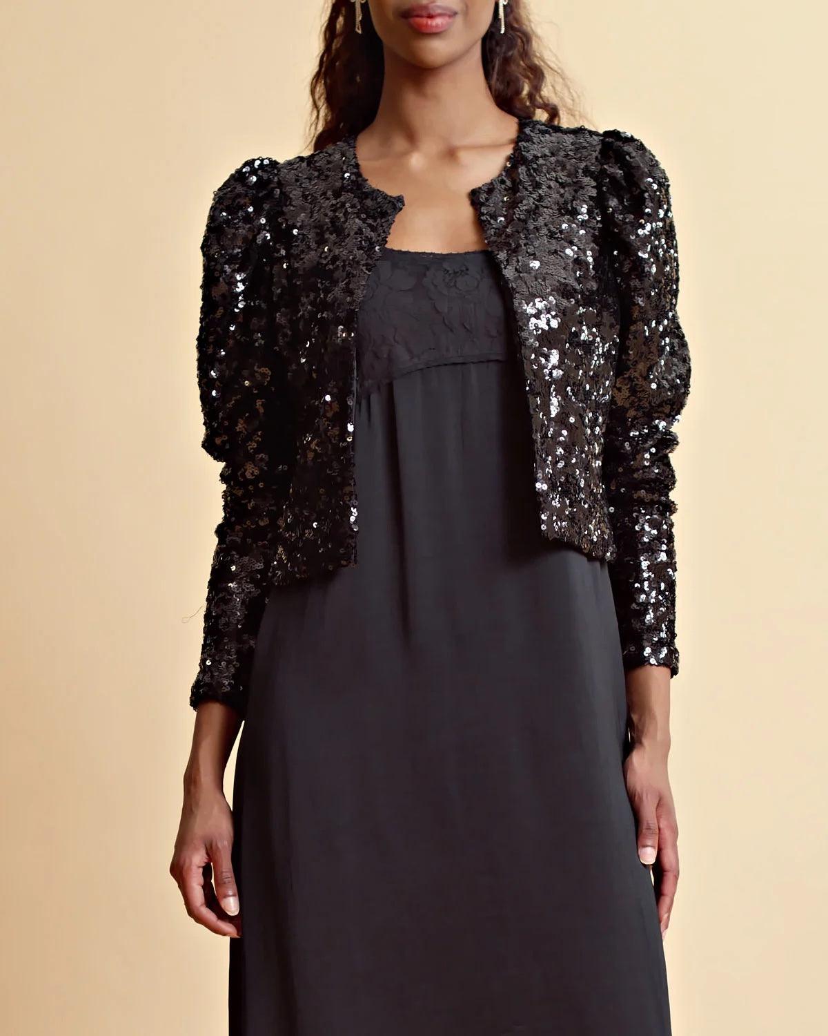 Sequins Jacket Black - No22 Damplassen