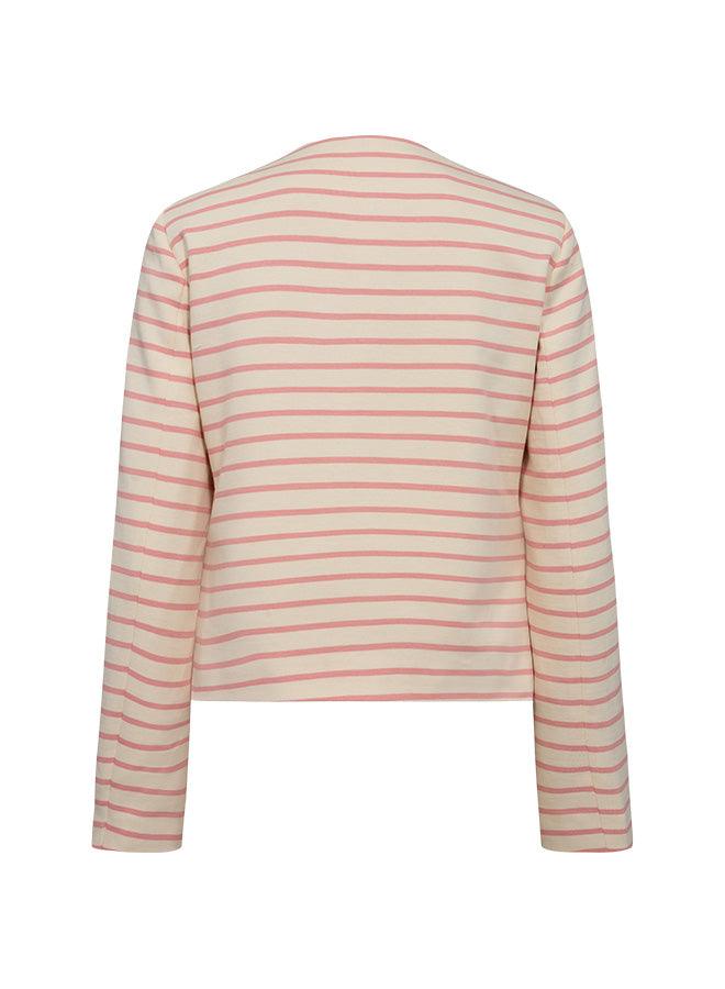 Stacy Jacket Coral Stripe - No22 Damplassen