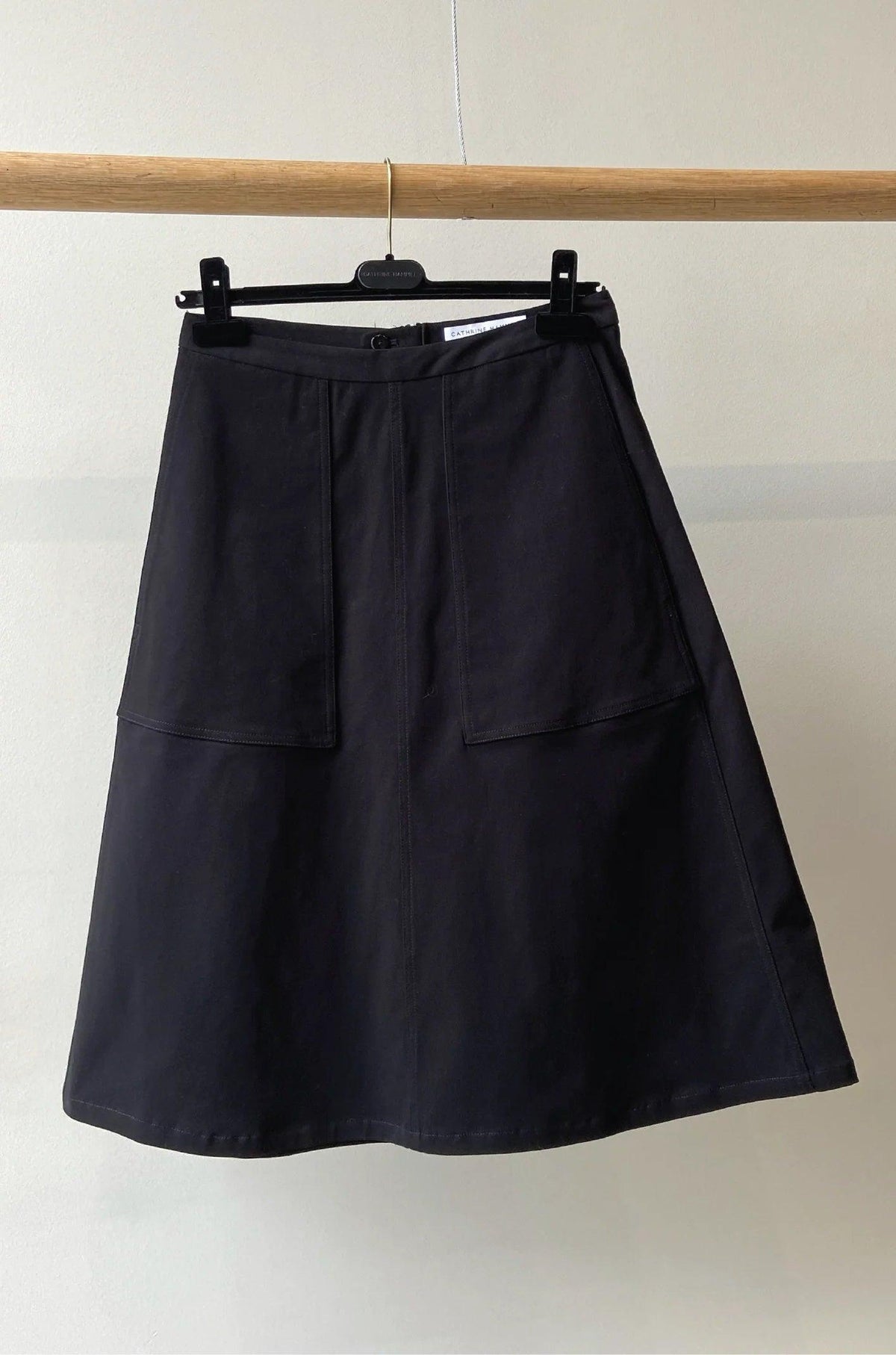 Tailored Flared Skirt Black - No22 Damplassen