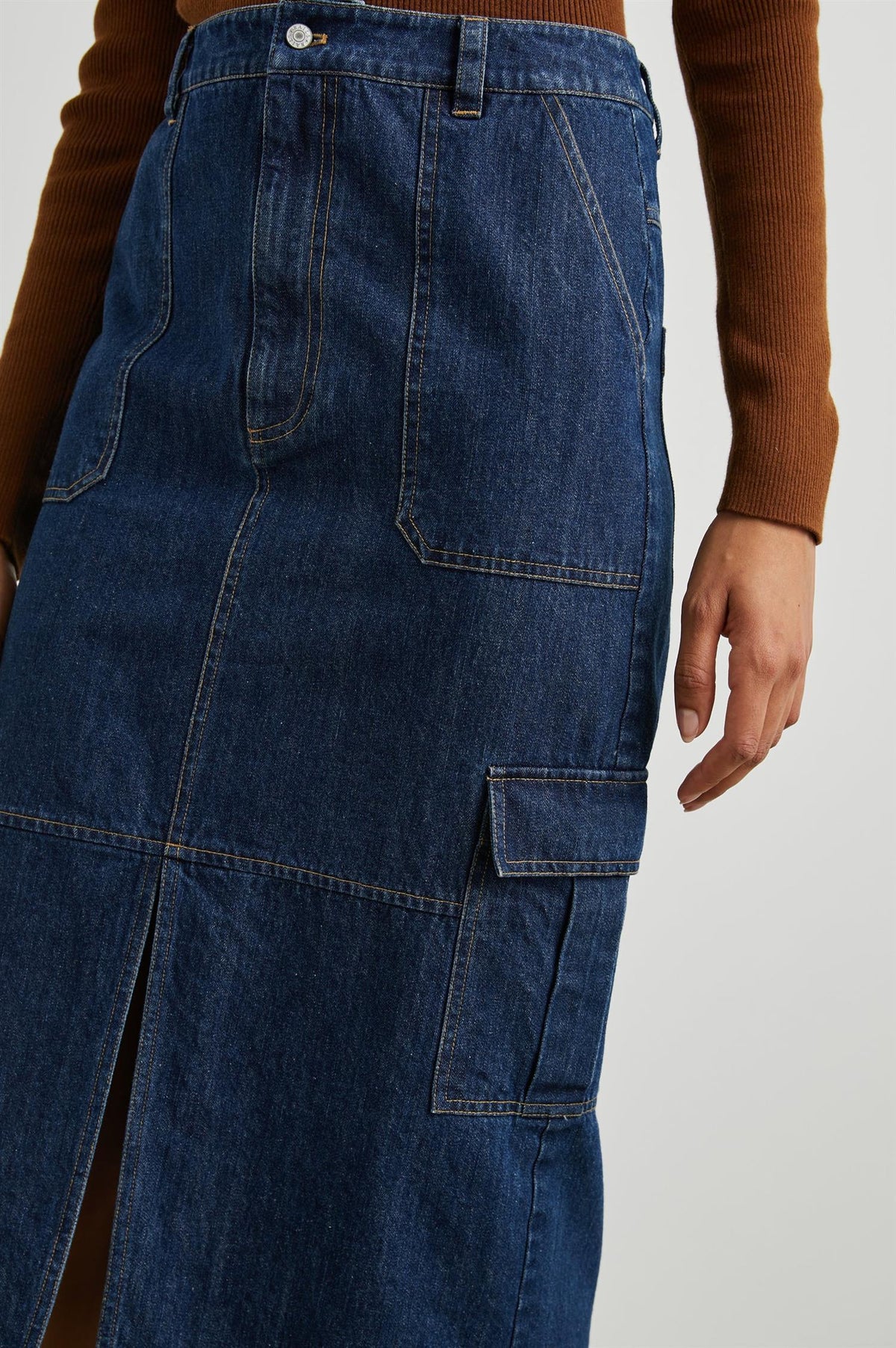 Tasha Skirt Raw Denim - No22 Damplassen