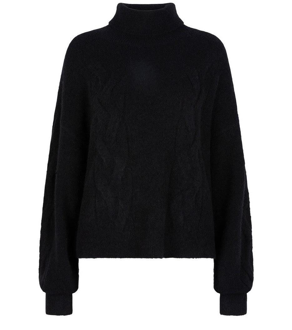 Tokyo Turtleneck Sweater Raven - No22 Damplassen