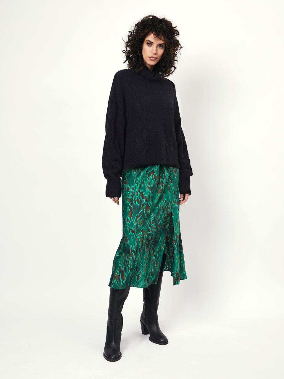 Tokyo Turtleneck Sweater Raven - No22 Damplassen