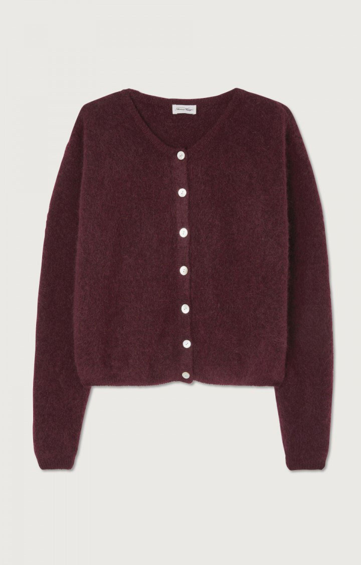 Vitow Cardigan Mahogany Melange - No22 Damplassen