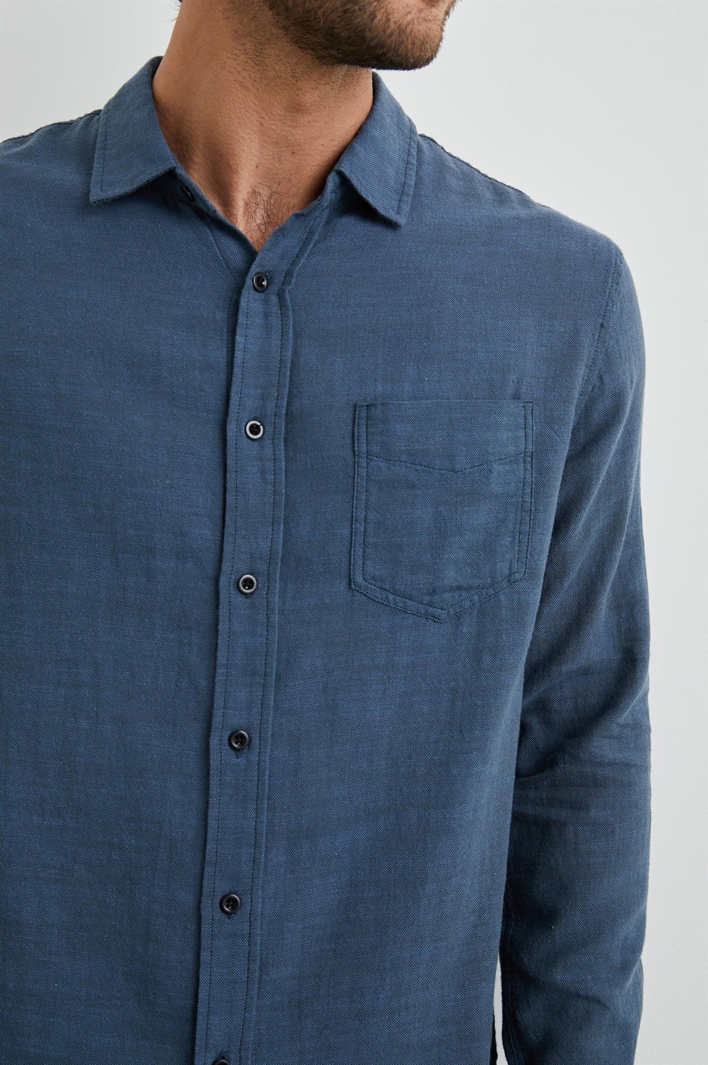 Wyatt Shirt Sea Blue - No22 Damplassen