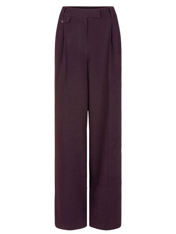 Zach Pants Dark Grape - No22 Damplassen