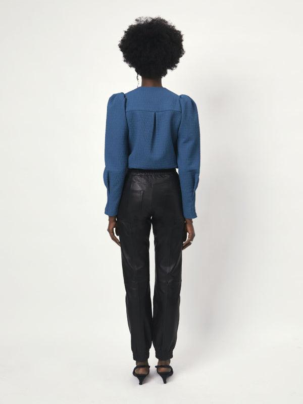 Zarga Pleated Top Crystal Teal - No22 Damplassen