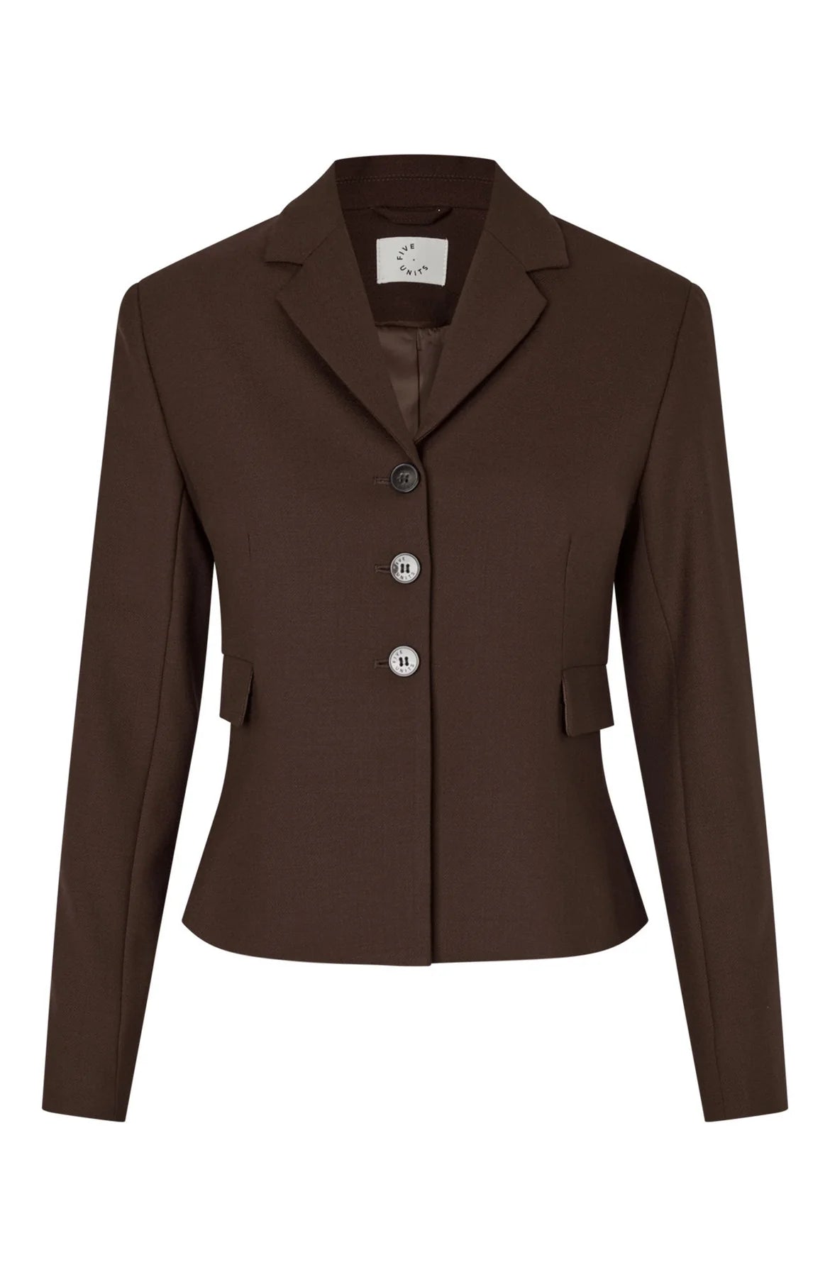 Jenny Blazer Dark Brown Melange