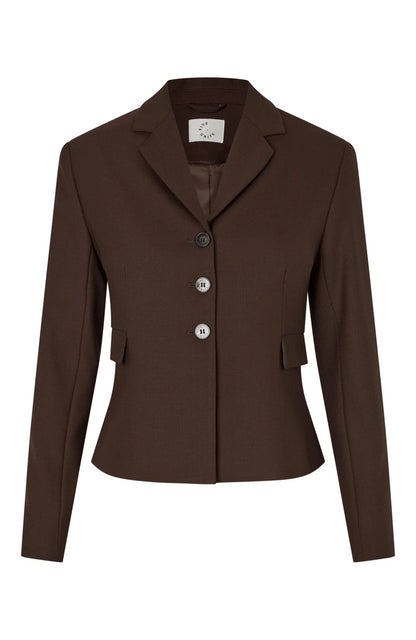 Jenny Blazer Dark Brown Melange