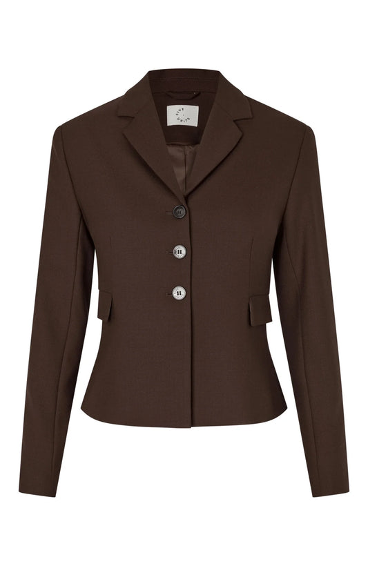 Jenny Blazer Dark Brown Melange