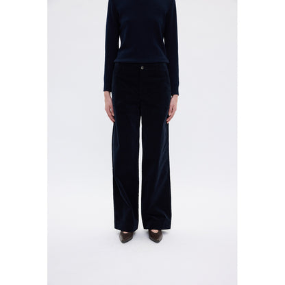 Erica Pants Navy Mini Corduroy