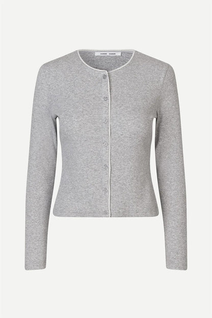 Sajune Cardigan Light Grey Mel