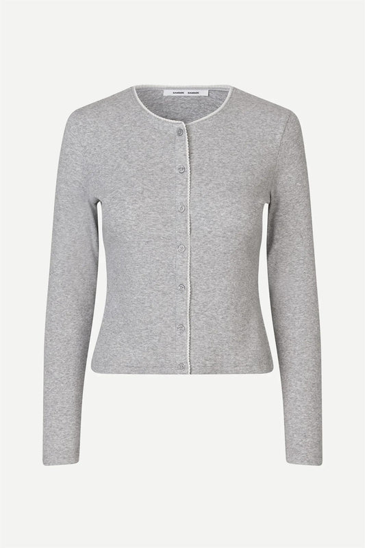 Sajune Cardigan Light Grey Mel