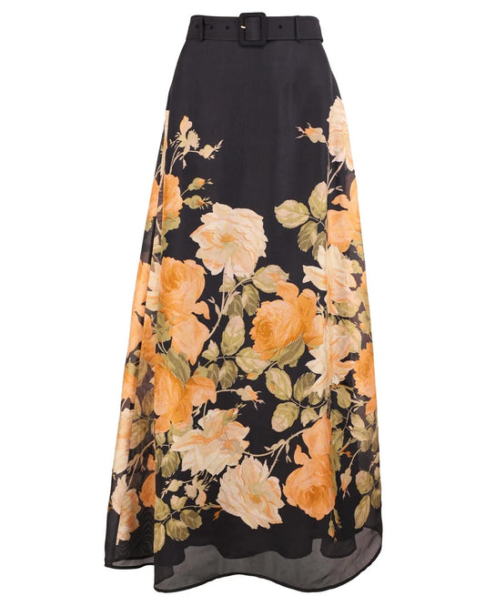 Organza Skirt Midnight Field
