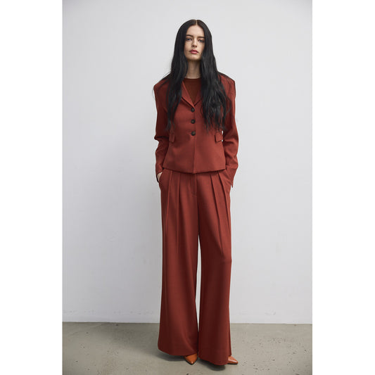 Jenny Blazer Brandy Brown