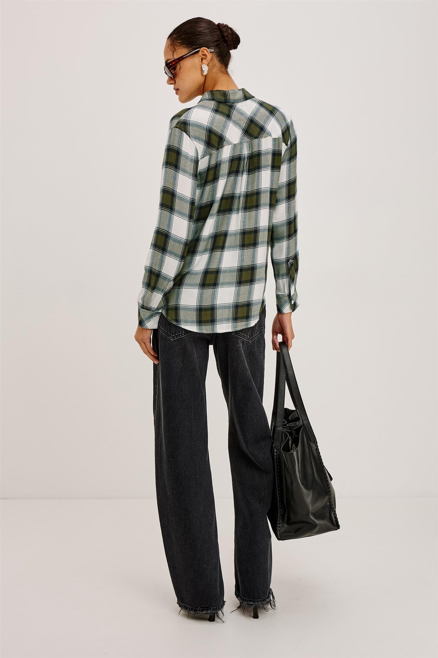 Hunter Shirt Olive Ivory