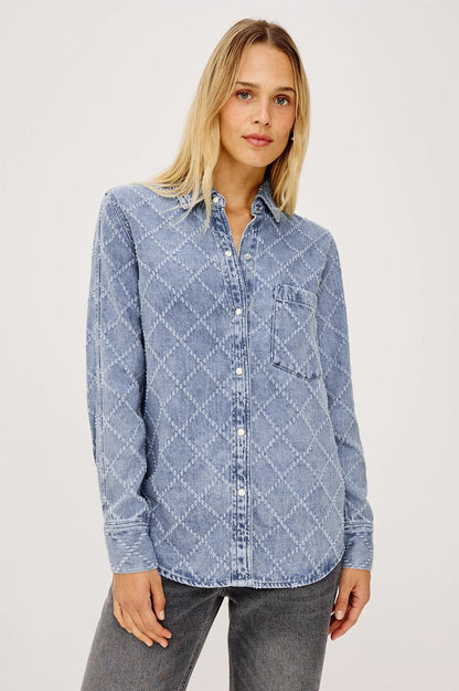 Atticus Shirt Diamond Distress
