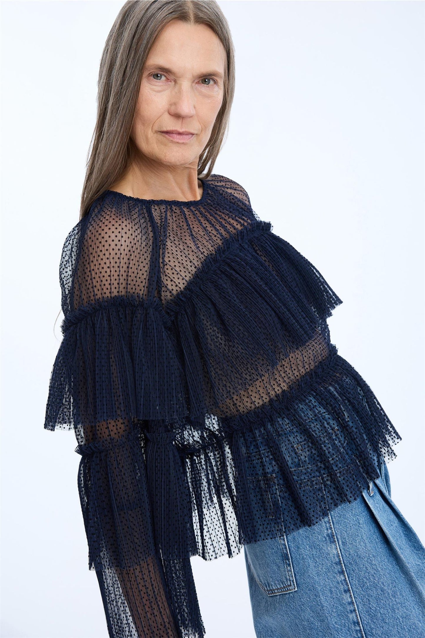 Naria Blouse Navy