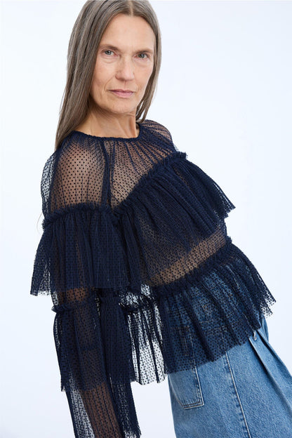 Naria Blouse Navy