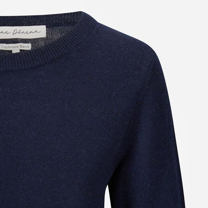 Marthe Shirt Cashmere Blend Navy