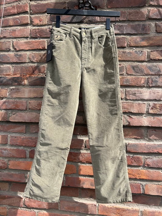 Malena Micro Cord Soft Military Olive