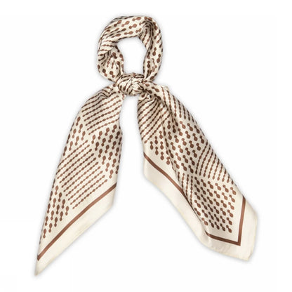 Amanda Silk Scarf Cream